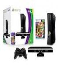 4GB Black Xbox 360 Console With Kinect and games