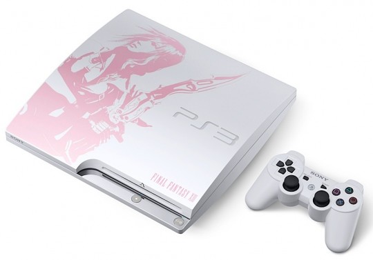 Limited Edition Final Fantasy XIII PS3 Slim 250GB White with CFW