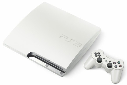 White PS3 Slim 250GB (Jailbreakable Set)