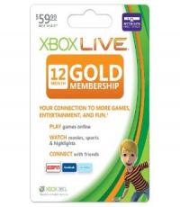 Xbox Live GOLD 12-Month Card