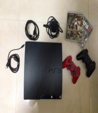 PS3 Slim 120GB with 2 controllers