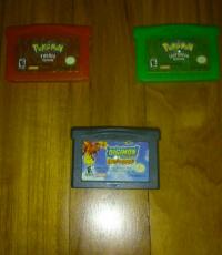 Pokemon Leaf Green, Fire Red, Digimon Battle Spirit