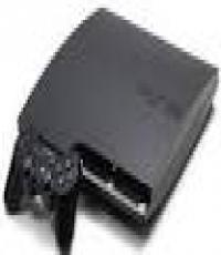 PS3 Console(2 controller (red,black, usb cable (,)