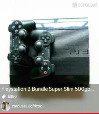 Ps3 superslim 500gb with 14games