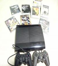 PlayStation3 Superslim 500gb with 8 games
