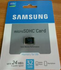 Samsung mircoSDHC Card 32GB