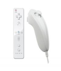 Wii Remote Controller and Nunchuck Combo Bundle Set (White)