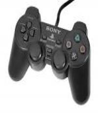 PS2 controller blue and black