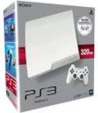 PS3 Console Slim 320GB White w/ 2 Controllers, 3 Free Games