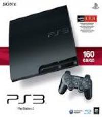 PS3 Slim 160GB Black With 5 Games