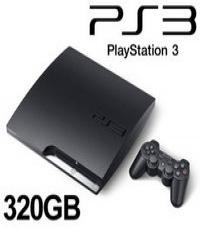Playstation 3 Slim Console 320GB (Charcoal Black)