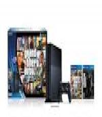 PS4 Black 500 GB Console with GTA5 and Last of Us Digital