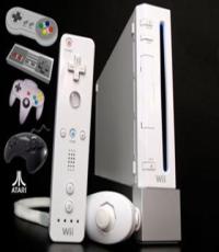 Nintendo Wii Console (with 2 controllers and nunchucks)