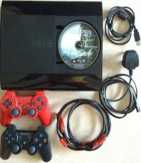 PS3 Super Slim Console 500GB, 2 Controllers, Dishonored