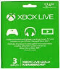 3 Months Xbox Live Gold Membership Card