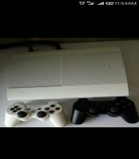 PS3 super slim 250g white console