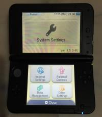 Blue 3DS XL with firmware 4.5 - Gateway Compatible