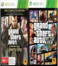 Grand Theft Auto V and GTA4 complete edition