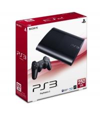 PS3 Super Slim 250GB, 2 Controllers and 6 Games