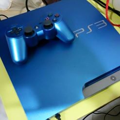 PS3 SLIM 320GB BLUE model 3006