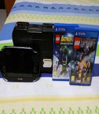 SALE! P Vita 1006 series black with 2 games and 16gb memory card