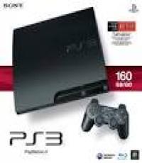 160GB Playstation 3 black slim with 1 controller