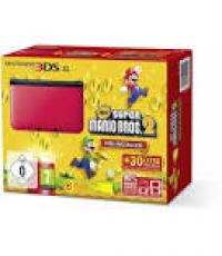3DS Console XL w Super Mario 3D Land and Monster Hunter 3 (Red)
