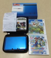 3DS XL CONSOLE BLUE with 2 GAMES