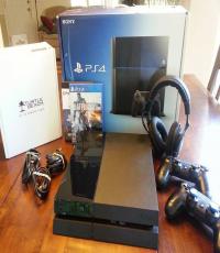Sony PlayStation 4 500 GB Jet Black Console plus extras