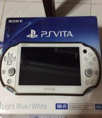 White PS Vita Console w dynasty warrior