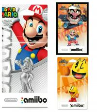 Pacman, wario, silver mario bundle