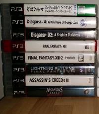 Assassin's Creed, Final Fantasy, Disgaea, Persona 4 A