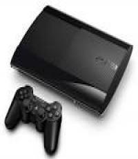 PS3 Console Blue 500GB With 2 controllers (up to 8 games)