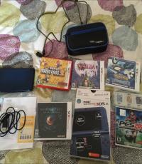 New 3DS XL Blue (Local Set with warranty 5 hot Games)