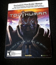 Too Human Pre-order items pack