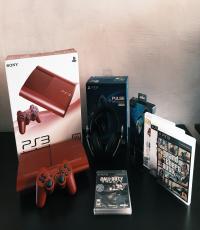 PS3 Super Slim Console 500GB Exclusive Bundle (Pre Owned)