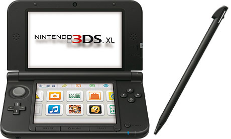 3DS XL Black with 3 free games