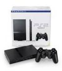Ps2 Slim Console 7 games 2 memory cards