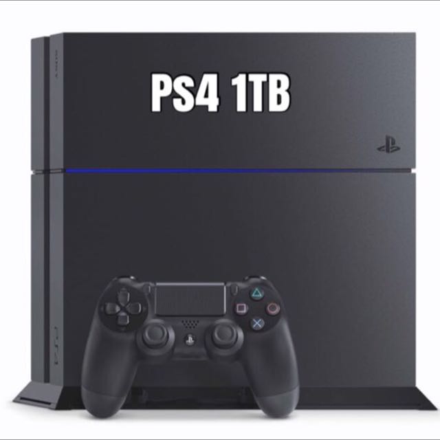PS4 Console 1TB Black