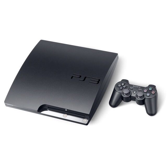 PS3 console 320GB with 2 controllers, HDMI cable and 9 games