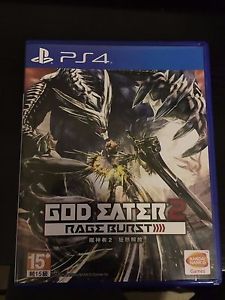 God Eater 2 Rage Burst ps4 game (chinese sub for $25)