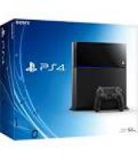 PS4 console with 2 controllers and 2 game