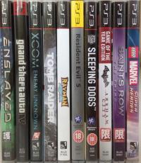 10 x PS3 Preowned Games