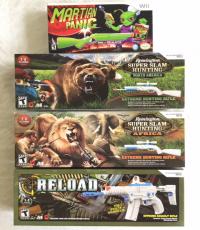 Combo Set 4 Shooting Games With Bundled Shooting Rifles