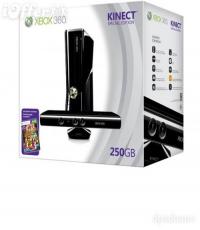 250GB Xbox360 Slim Console with KINECT and 2 Games
