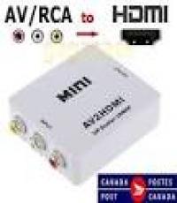 AV to HDMI Adapter, Converter, Upscaler (Brand New)