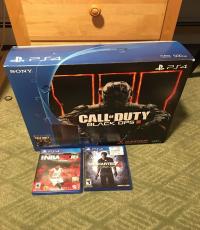Sony PlayStation 4 (Latest Model- 500 GB Black Console With Gam)