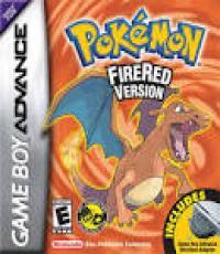 Pokemon FireRed Version GBA