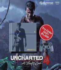 PlayStation 4 with UNCHARTED4 A Thiefs End Bundle Set