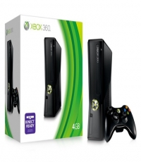 4GB Black Xbox 360 Console W (Kinect, 2 wireless ctrl, 4 games - xbox 360, kinect, console, games, controllers)